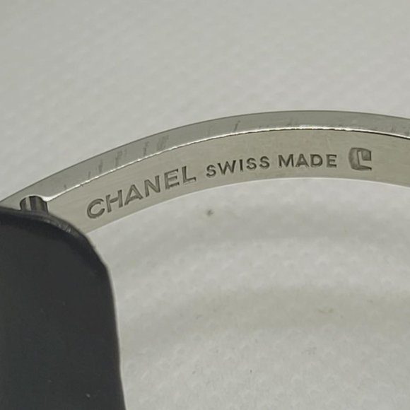 CHANEL Black Silver Matrasse 18mm Women's Watch - Picture 16 of 16